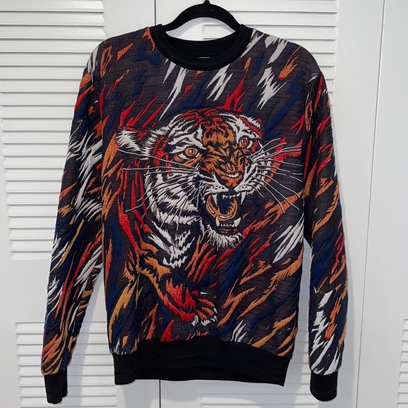 Zara | Shirts | Zara Mens Tiger Sweater 